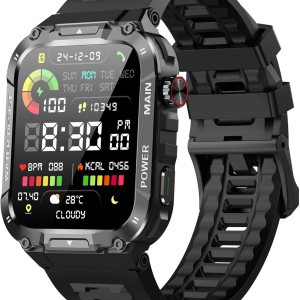 Military Smart Watch for Men with Call Function,Fitness...