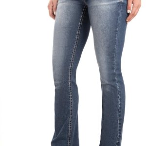 WallFlower Women’s Legendary Bootcut Mid-Rise...