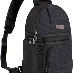 MOSISO Camera Sling Bag, DSLR/SLR/Mirrorless Camera...
