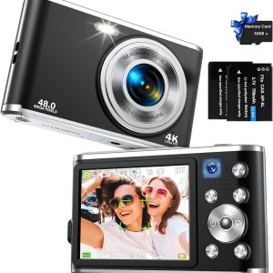 Digital Camera FHD 4K Vlogging Camera with Autofocus...