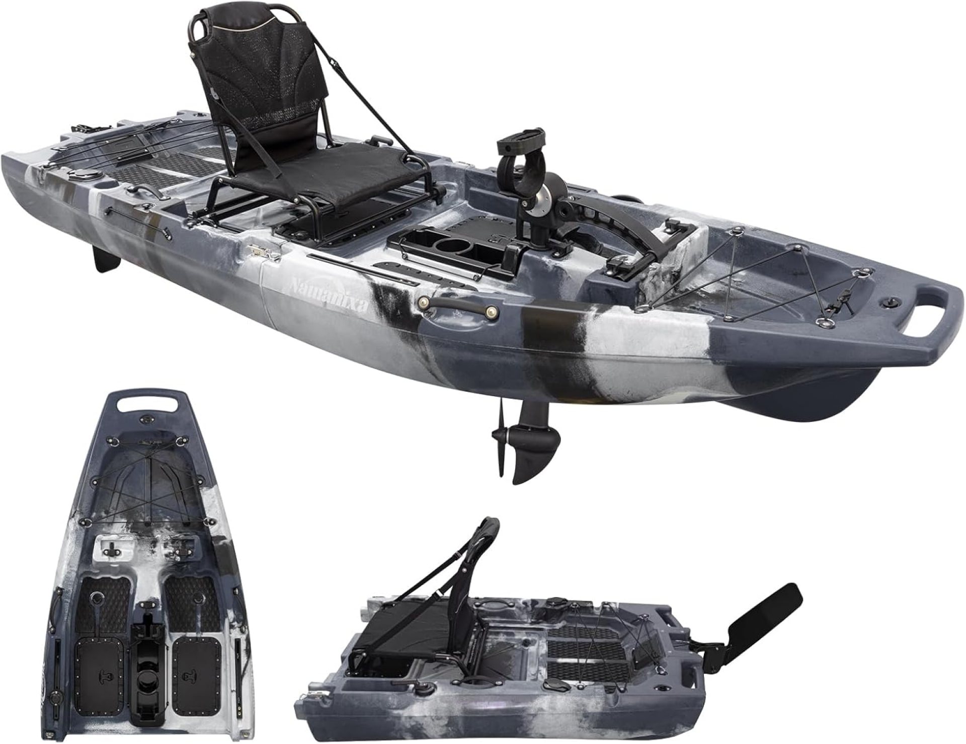 Fishing Kayak with Pedal Drive – 10ft Lightweight, Sit On Top Kayaks for Adults& Youth, Removable & Portable, Ideal Space-Saving Design – 500 Ibs Capacity Fishing Kayak with Pedal Drive – 10ft Lightweight, Sit On Top Kayaks for Adults& Youth, Removable & Portable, Ideal Space-Saving Design – 500 Ibs Capacity
