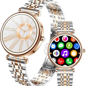 Smart Watch for Women 1.27″ Color Screen Waterproof...