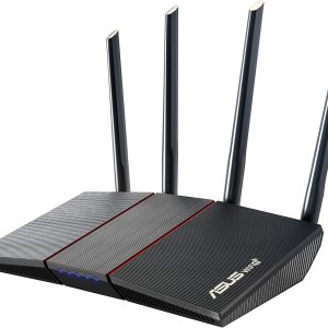ASUS RT-AX55 AX1800 Dual Band WiFi 6 Gigabit Router,...