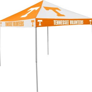 Logo Brands NCAA CB Tent, Tennessee, 9 foot X 9 foot,White
