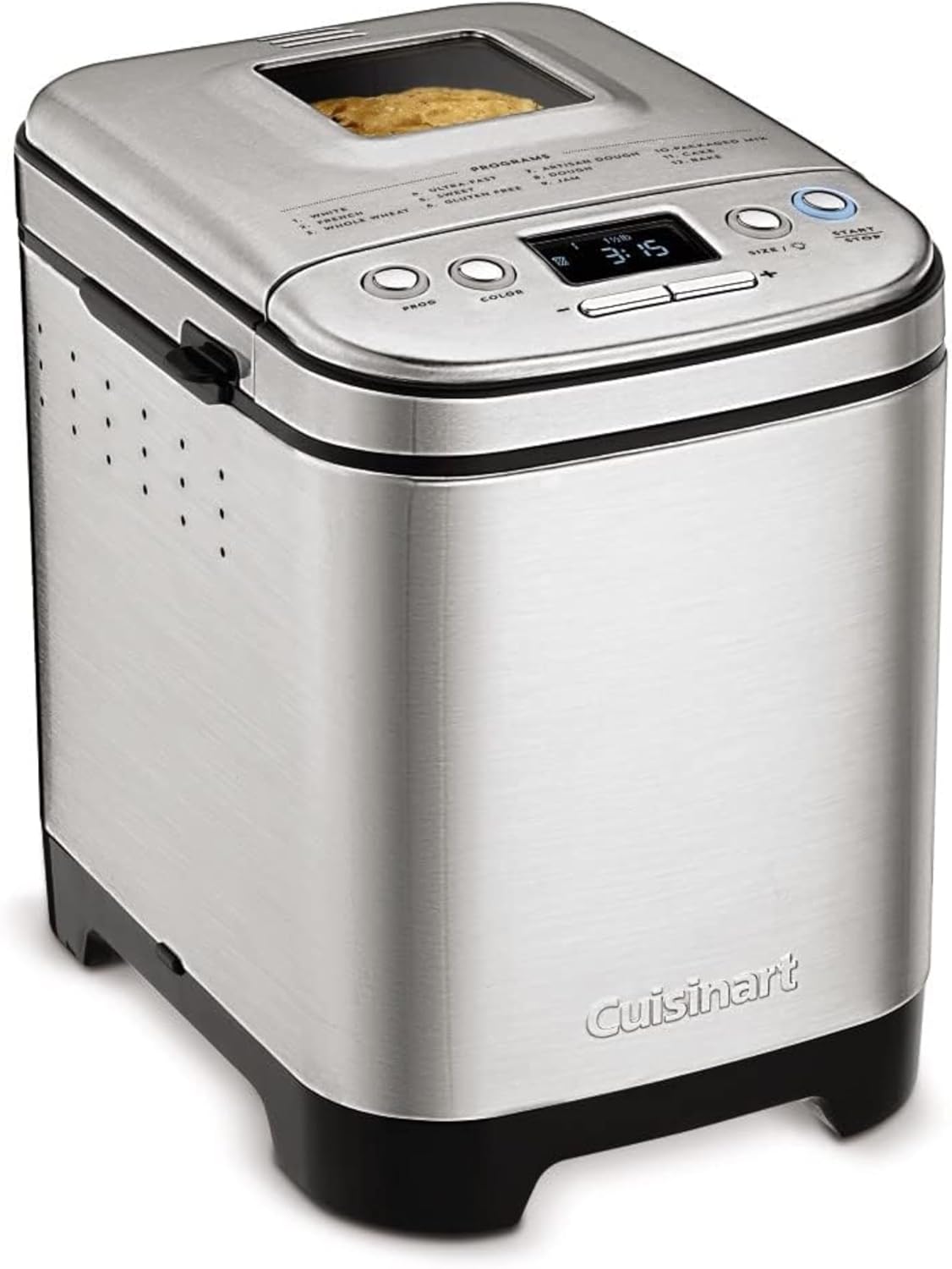 Cuisinart Bread Maker Machine, Compact and Automatic, Customizable Settings, Up to 2lb Loaves, CBK-110NAS Cuisinart Bread Maker Machine, Compact and Automatic, Customizable Settings, Up to 2lb Loaves, CBK-110NAS