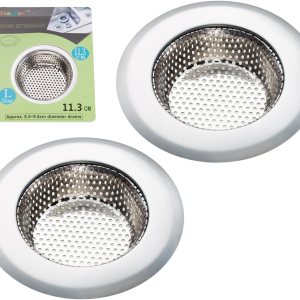 2PCS Kitchen Sink Strainer – Stainless Steel,...