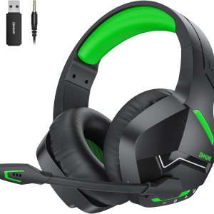 BINNUNE Wireless Gaming Headset with 2.4GHz for PS5,...