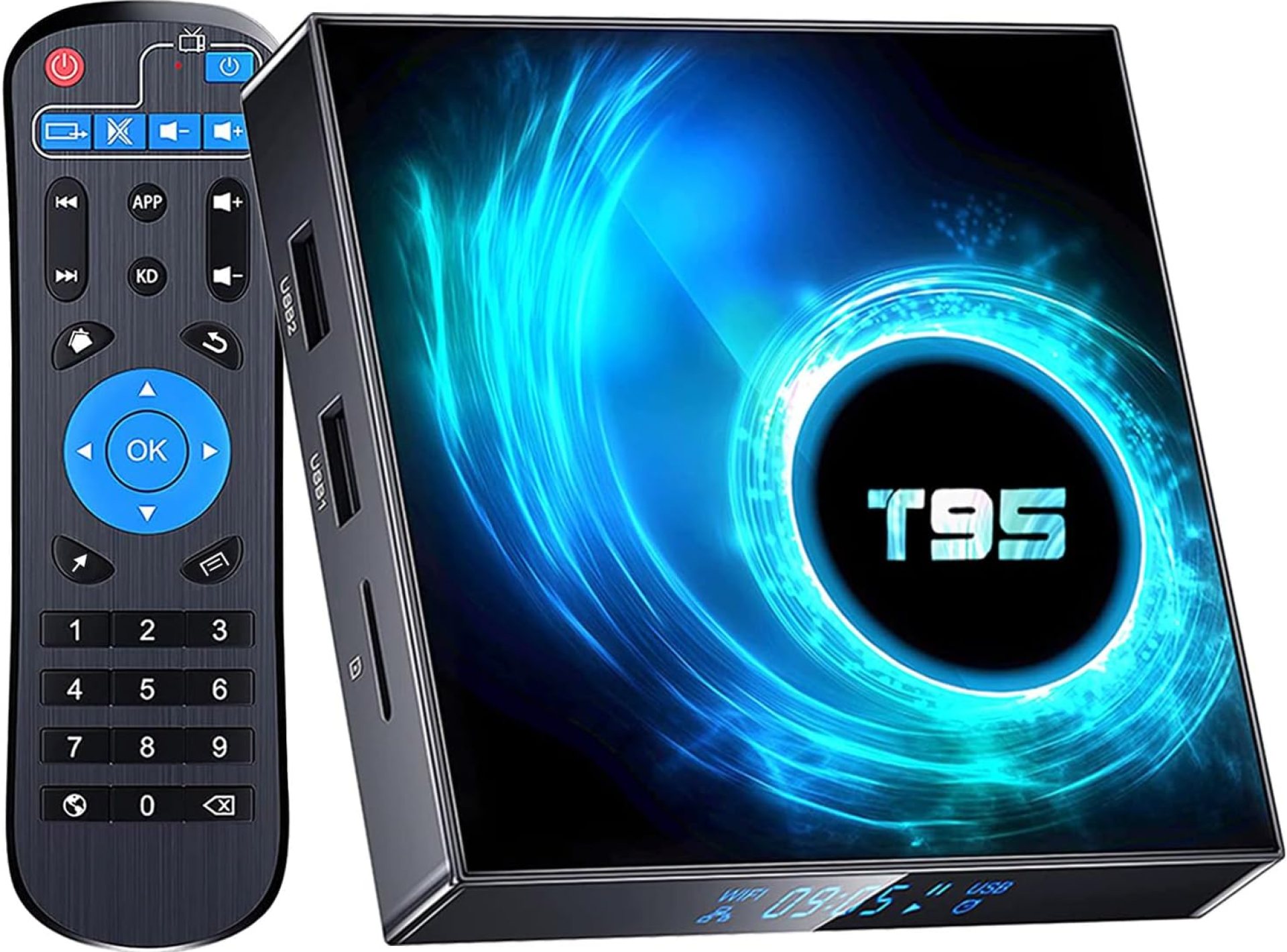 EASYTONE Android TV Box 2025, T95 Android 10.0 TV Box 2GB RAM 16GB ROM Allwinner H616 Quad-Core CPU 4K 6K Support 2.4G+5G Dual WiFi Ethernet 100M Bluetooth H.265 Decoding T95 Smart Box for TV EASYTONE Android TV Box 2025, T95 Android 10.0 TV Box 2GB RAM 16GB ROM Allwinner H616 Quad-Core CPU 4K 6K Support 2.4G+5G Dual WiFi Ethernet 100M Bluetooth H.265 Decoding T95 Smart Box for TV