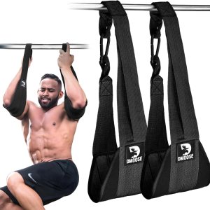 DMoose Fitness Hanging Ab Straps for Pull Up Bar &...