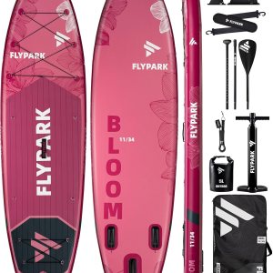 11’x34 Inflatable Paddle Boards, Extra Wide SUP...