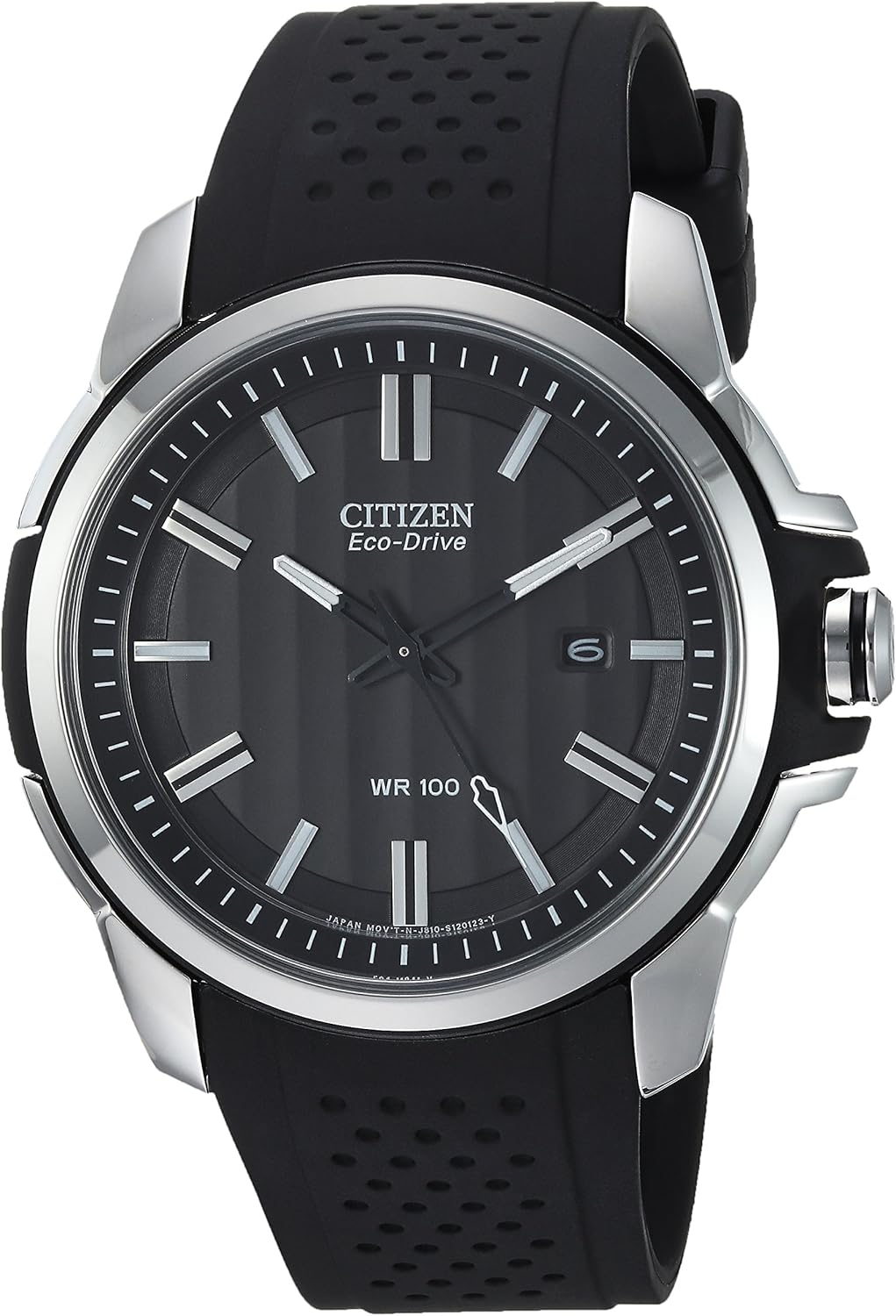 Citizen Eco-Drive Weekender Mens Watch, Stainless Steel with Polyurethane Strap Citizen Eco-Drive Weekender Mens Watch, Stainless Steel with Polyurethane Strap