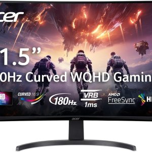 acer Nitro 31.5 Inch WQHD 2560 x 1440 1500R Curved...