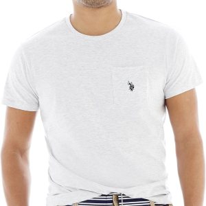 U.S. Polo Assn. Men’s Crew Neck Pocket T-Shirt...