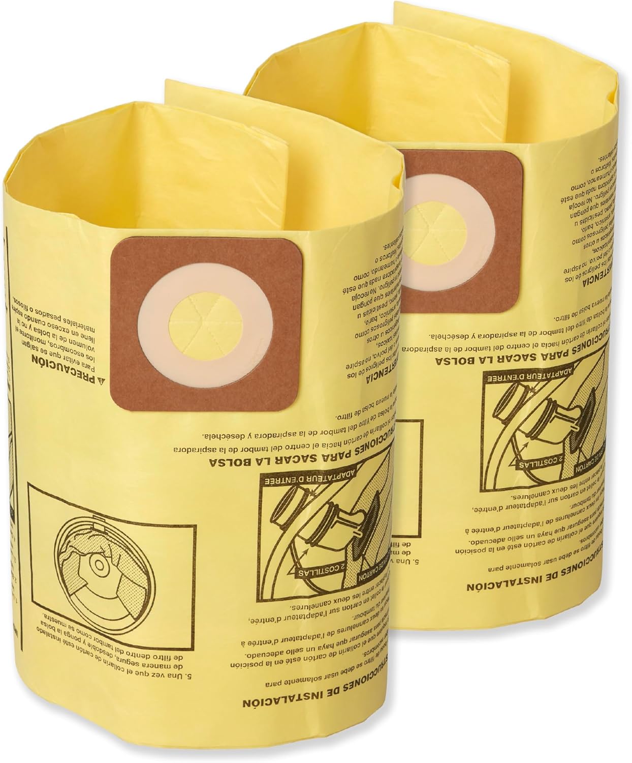 CRAFTSMAN CMXZVBE39970 Genuine Fine Dust Wet Dry Vac Dust Collection Bags for Most 6 to 10 Gallon CRAFTSMAN Shop Vacuums, Collects Dry Fine Debris, Reduces Cleanup Time, 2-Pack CRAFTSMAN CMXZVBE39970 Genuine Fine Dust Wet Dry Vac Dust Collection Bags for Most 6 to 10 Gallon CRAFTSMAN Shop Vacuums, Collects Dry Fine Debris, Reduces Cleanup Time, 2-Pack