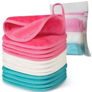 Makeup Remover Cloth, 6″ x 6″ Make Up Towels...