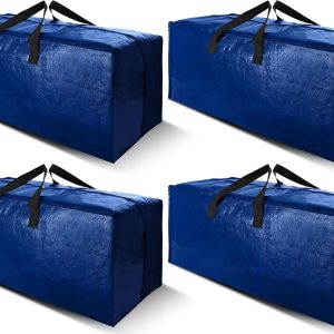 Cosy Family 4 Pack Heavy Duty Extra Large Moving Bags...