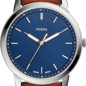 Fossil Men’s Minimalist Quartz Stainless Steel...