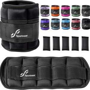 Sportneer Adjustable Ankle Weights 1 Pair 2 4 6 8 10...