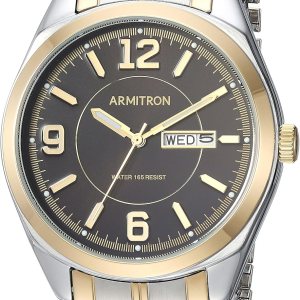Armitron Men’s Day-Date Function Expansion Band...