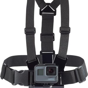 Amazon Basics Adjustable Chest Mount Harness for GoPro...