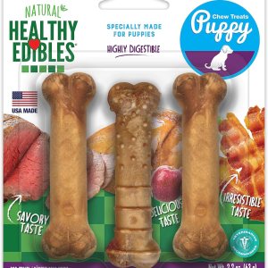 Nylabone Healthy Edibles Natural Puppy Chews Long Lasting...