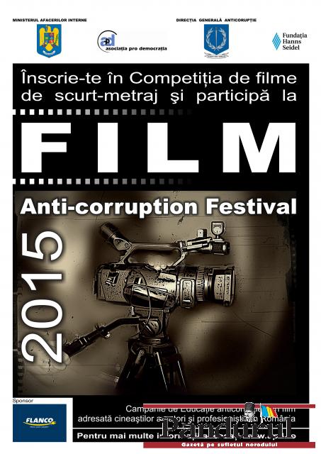 Competiţie de film anti-corupţie, la Târgu Jiu Competiţie de film anti-corupţie, la Târgu Jiu