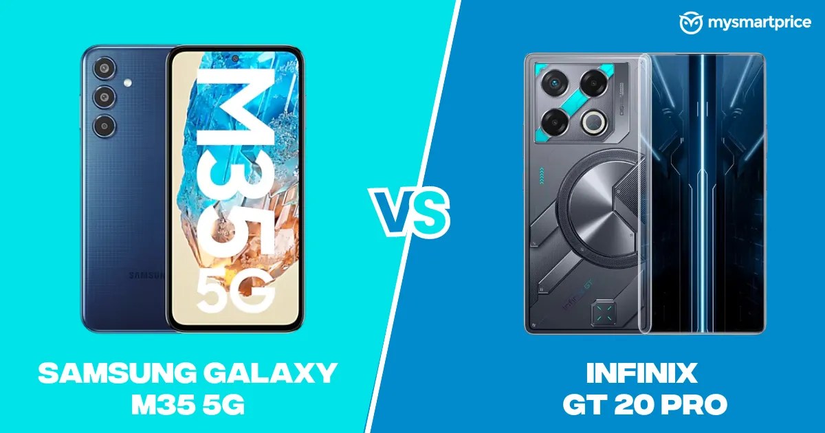 Samsung Galaxy M35 5G vs Infinix GT 20 Pro: Perbandingan Harga, Spesifikasi, dan Fitur Samsung Galaxy M35 5G vs Infinix GT 20 Pro: Perbandingan Harga, Spesifikasi, dan Fitur