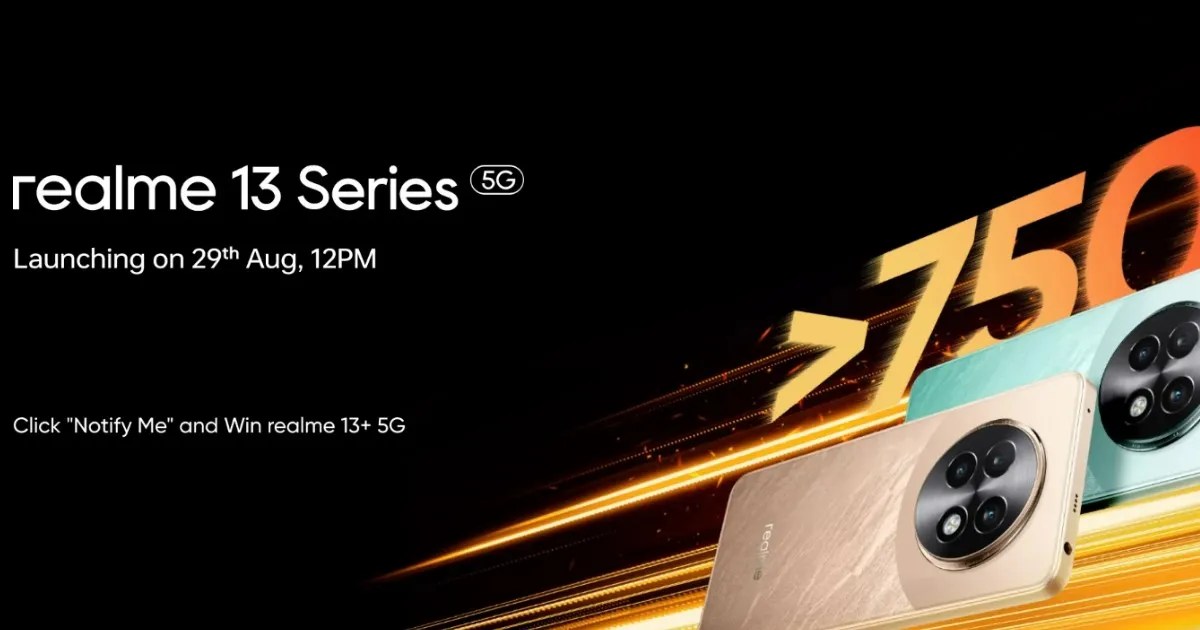 Seri Realme 13 5G Akan Diluncurkan pada 29 Agustus: Semua yang Perlu Anda Ketahui Seri Realme 13 5G Akan Diluncurkan pada 29 Agustus: Semua yang Perlu Anda Ketahui