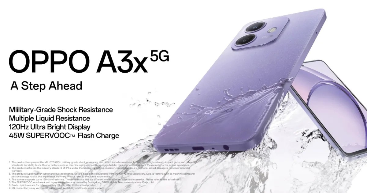 OPPO A3x Diluncurkan di India: Cek Harga dan Spesifikasi OPPO A3x Diluncurkan di India: Cek Harga dan Spesifikasi