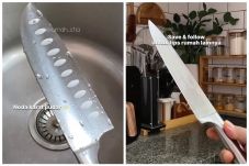 Trik Mengasah Pisau Dapur Yang Terkena Noda Kunyit juga Bercak Karat, Otomatis Asah Seperti Baru Trik Mengasah Pisau Dapur Yang Terkena Noda Kunyit juga Bercak Karat, Otomatis Asah Seperti Baru