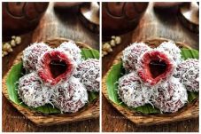 Resep Klepon Crimson Velvet, Kenyal serta isiannya lumer di mulut Resep Klepon Crimson Velvet, Kenyal serta isiannya lumer di mulut
