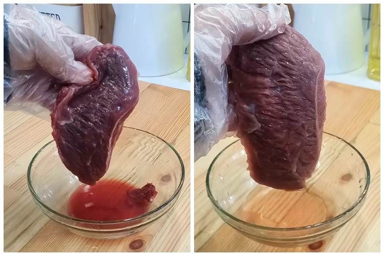 Bilas dengan air saja sepertinya tidak cukup, berikut cara menghilangkan darah juga bau amis daging sapi memakai 2 bahan dapur Bilas dengan air saja sepertinya tidak cukup, berikut cara menghilangkan darah juga bau amis daging sapi memakai 2 bahan dapur