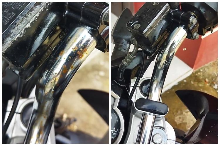 Tak Perlu Pasta Gigi, Begini Cara Bersihkan Noda Karat di Stang Motor Cukup Tambahkan 1 Bahan Dapur Tak Perlu Pasta Gigi, Begini Cara Bersihkan Noda Karat di Stang Motor Cukup Tambahkan 1 Bahan Dapur