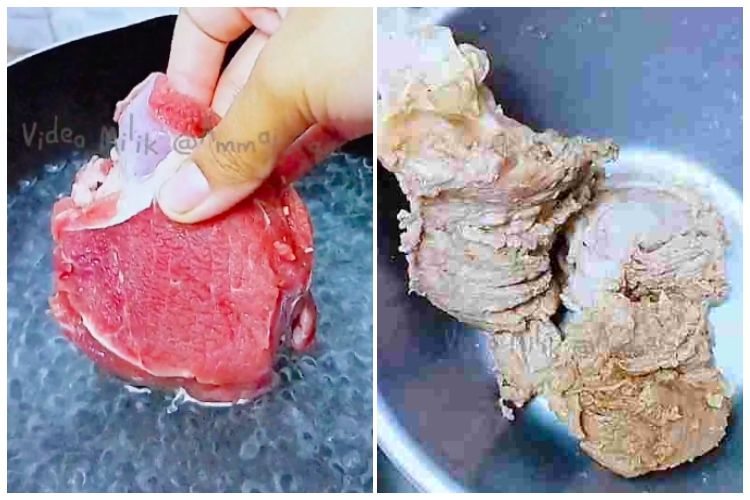 Jangan Dicuci Pakai Air, Begini Cara Membersihkan Daging Sapi Agar Sepertinya tidak Bau dan Alot Jangan Dicuci Pakai Air, Begini Cara Membersihkan Daging Sapi Agar Sepertinya tidak Bau dan Alot