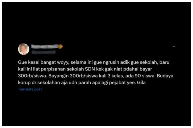 Viral Pisah Anak SD Bayar Rp 300 Ribu, Kemunculan Konsumsi Bikin Orang Tua Protes Viral Pisah Anak SD Bayar Rp 300 Ribu, Kemunculan Konsumsi Bikin Orang Tua Protes