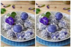 Cara Membuat Klepon Bunga Telang, Cantik dan Menggugah Selera Cara Membuat Klepon Bunga Telang, Cantik dan Menggugah Selera