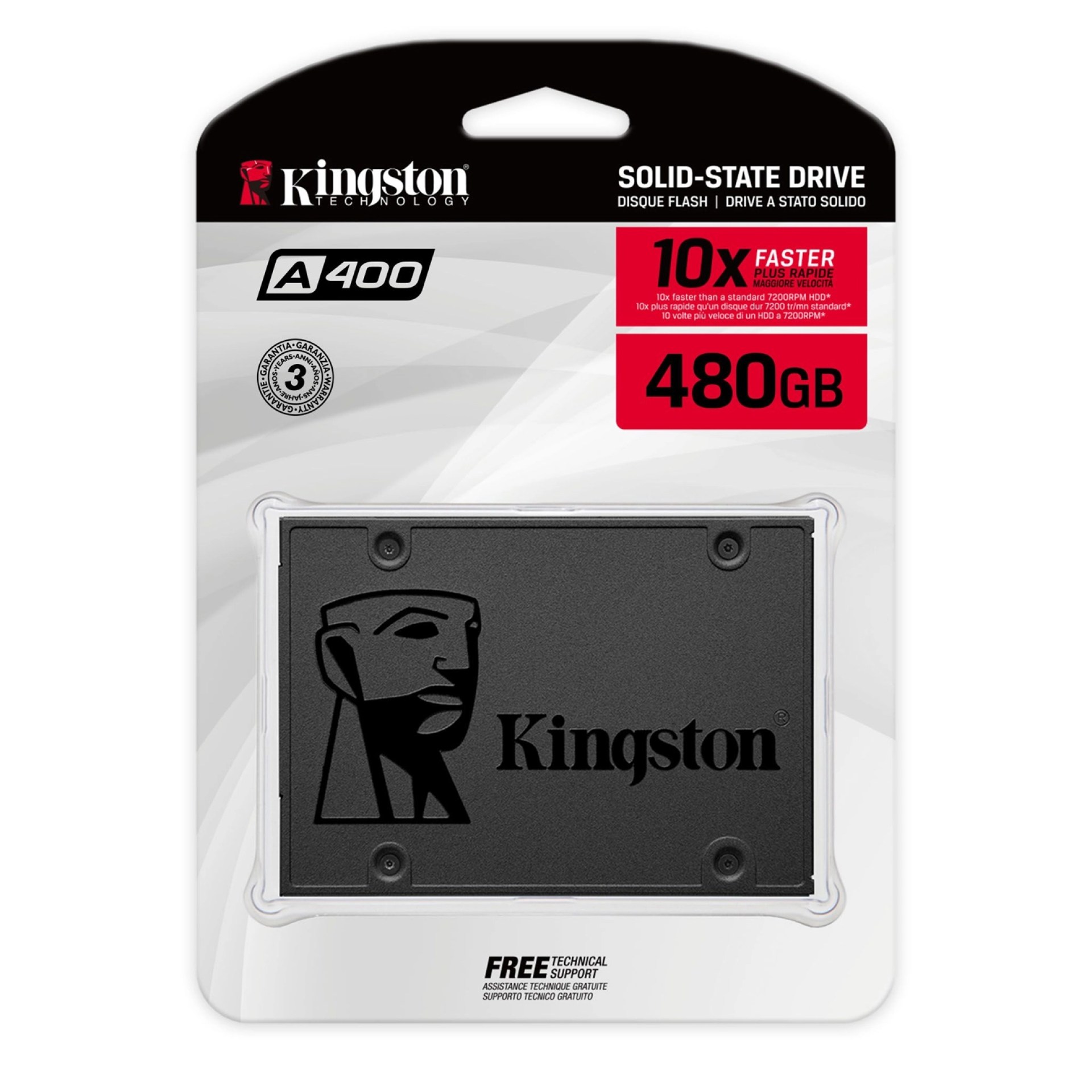 Disco Interno SSD KINGSTON A400 480GB 2.5″ SATA 3.0 500MB/s Disco Interno SSD KINGSTON A400 480GB 2.5″ SATA 3.0 500MB/s