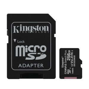 Tarjeta de Memoria KINGSTON Select Plus MicroSDXC 256GB UHS-I U3 V30 A1 Tarjeta de Memoria KINGSTON Select Plus MicroSDXC 256GB UHS-I U3 V30 A1
