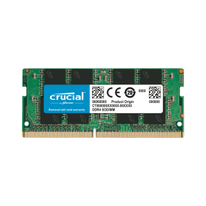 Memoria Ram SODIMM CRUCIAL CT 16GB DDR4 3200MHz CL22 1.20V Single Negro Memoria Ram SODIMM CRUCIAL CT 16GB DDR4 3200MHz CL22 1.20V Single Negro
