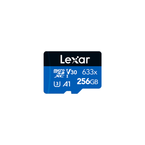 Tarjeta microSDXC Lexar 633x 256GB UHS-I C10 Tarjeta microSDXC Lexar 633x 256GB UHS-I C10