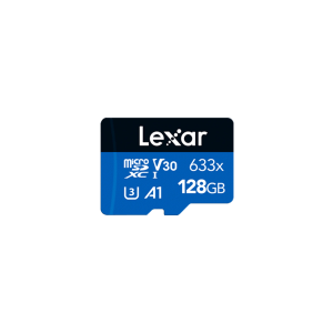 Tarjeta microSDXC Lexar 633x 128GB UHS-I C10 Tarjeta microSDXC Lexar 633x 128GB UHS-I C10