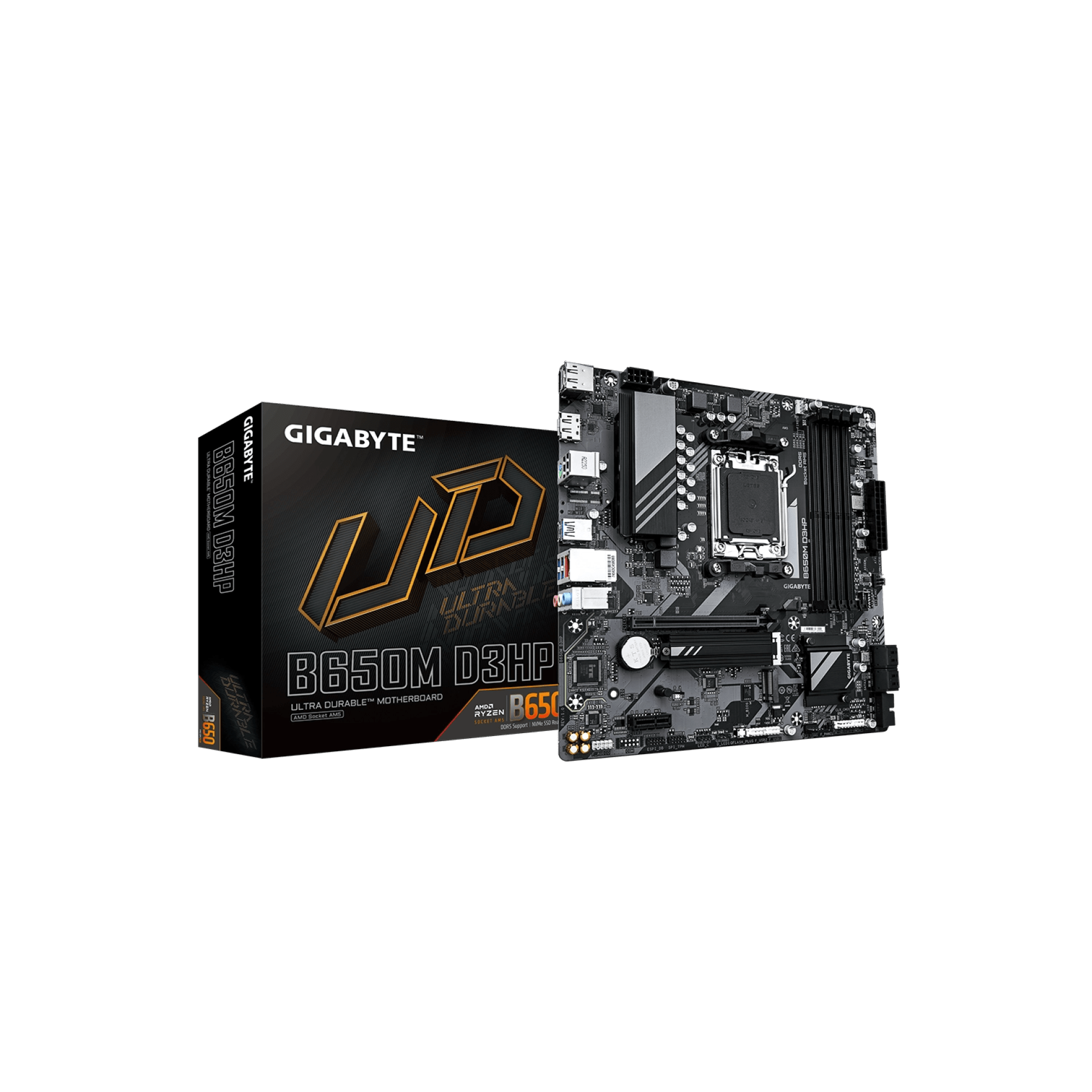 Motherboard (AM5) GABYTE B650M D3HP DDR5 Motherboard (AM5) GABYTE B650M D3HP DDR5