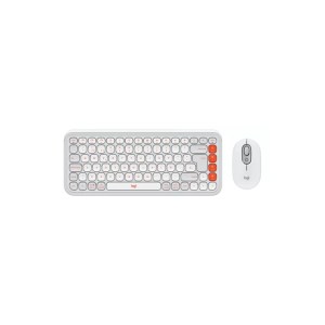Combo Inalámbrico Logitech POP Icon Blanco Combo Inalámbrico Logitech POP Icon Blanco