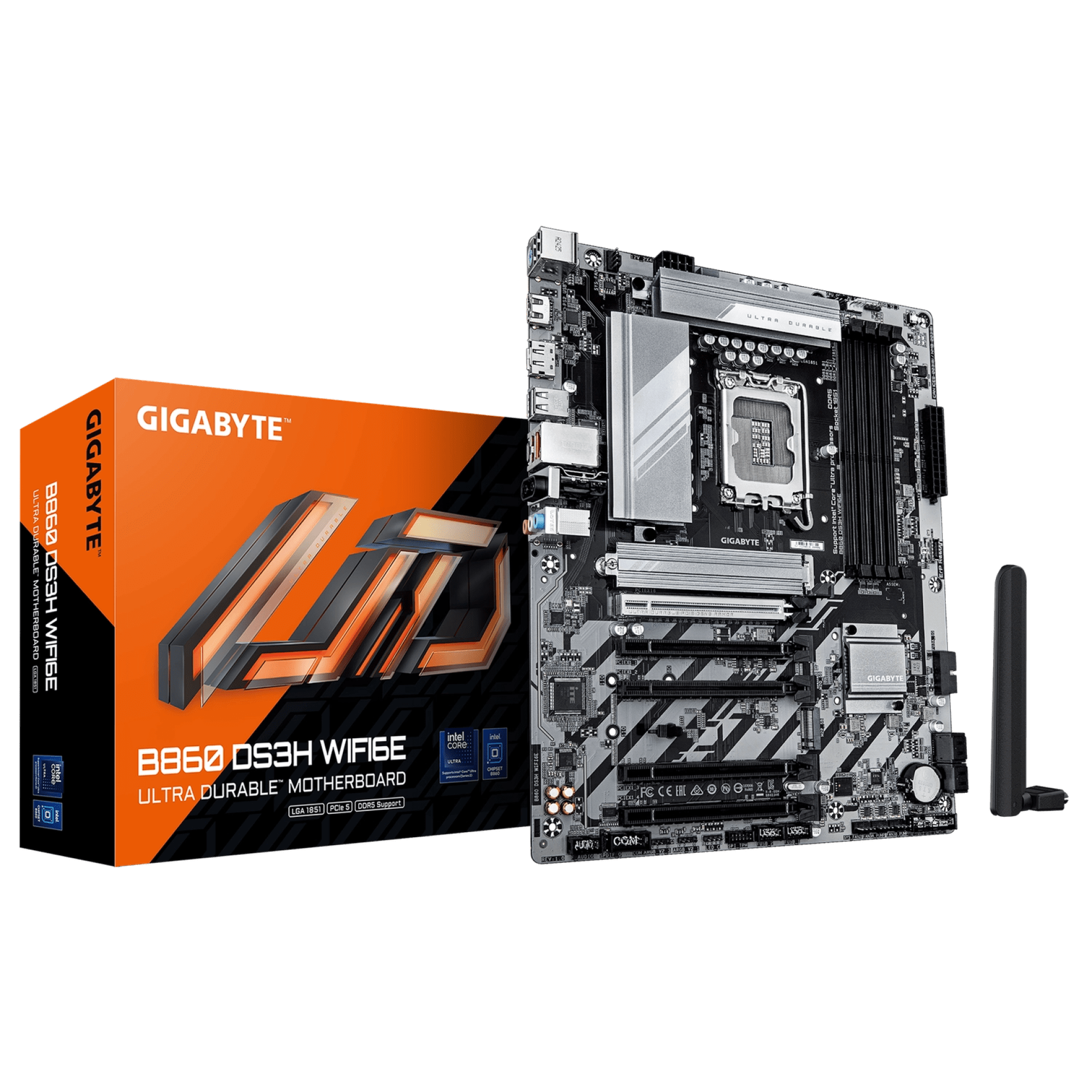 Motherboard (1851) GIGABYTE B860 DS3H WIFI6E LGA1851 DDR5 Motherboard (1851) GIGABYTE B860 DS3H WIFI6E LGA1851 DDR5