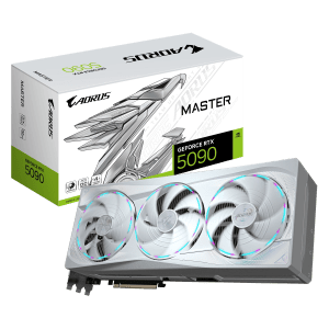 Placa de Video AORUS GeForce RTX 5090 MASTER ICE 32G Placa de Video AORUS GeForce RTX 5090 MASTER ICE 32G