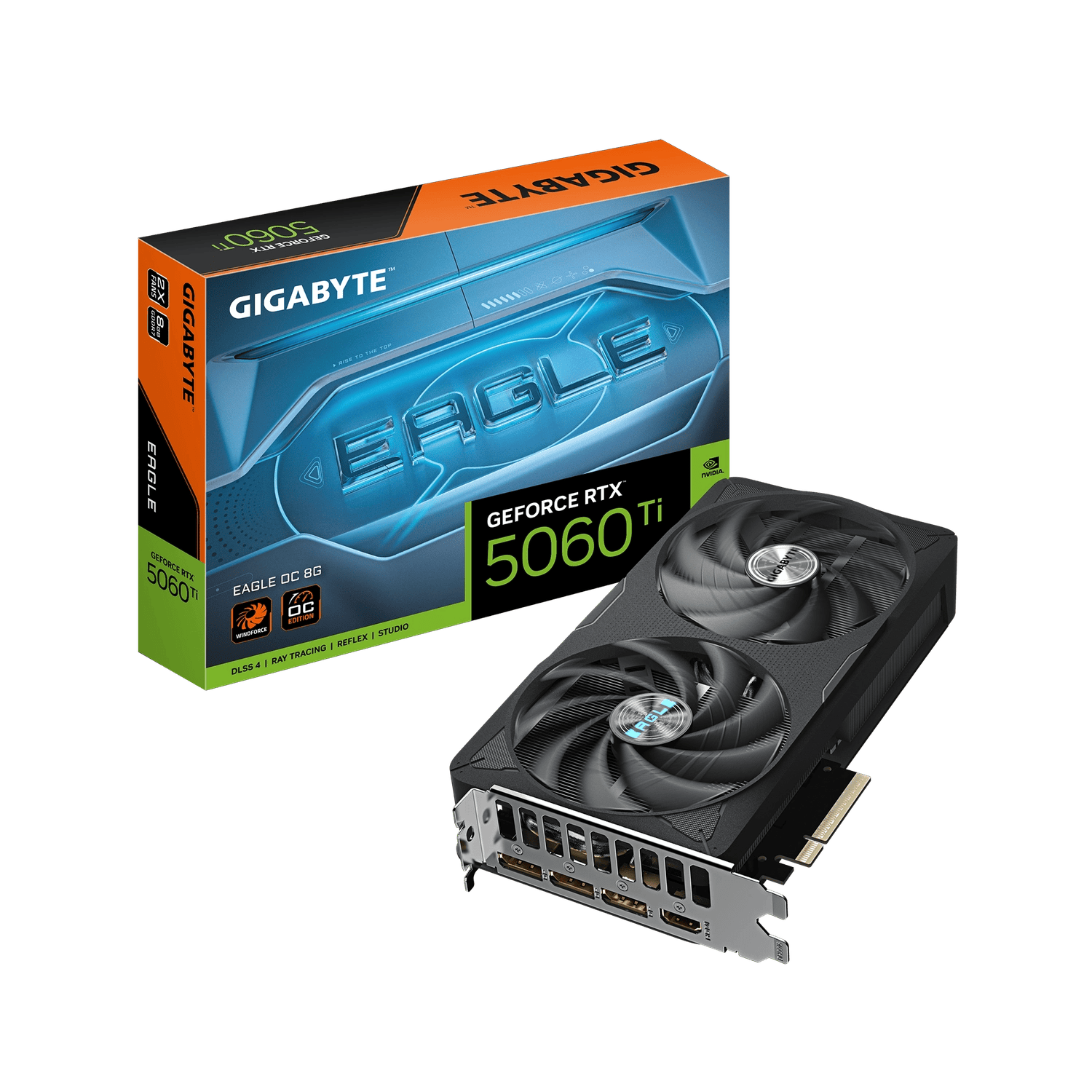 Placa de Video GIGABYTE GeForce RTX 5060 Ti EAGLE OC 8G Placa de Video GIGABYTE GeForce RTX 5060 Ti EAGLE OC 8G