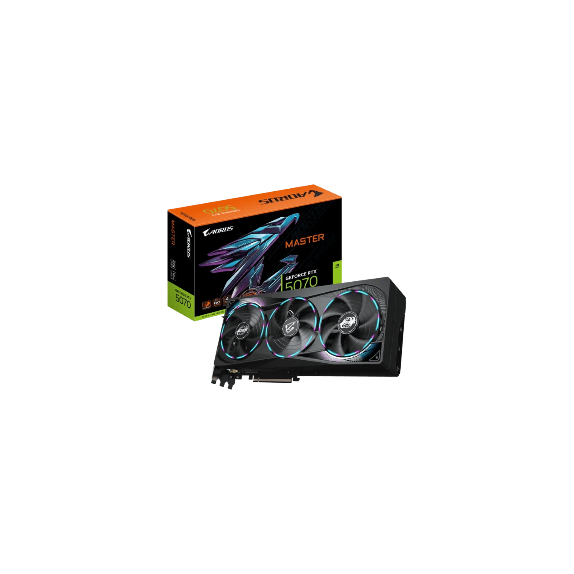 Placa de Video GIGABYTE AORUS GeForce RTX 5070 MASTER 12G Placa de Video GIGABYTE AORUS GeForce RTX 5070 MASTER 12G