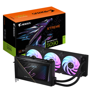 Placa de Video AORUS GeForce RTX 5090 XTREME WATERFORCE 32G Placa de Video AORUS GeForce RTX 5090 XTREME WATERFORCE 32G