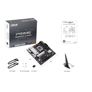 Motherboard ASUS PRIME B650EM-A WIFI AM5 DDR5 Motherboard ASUS PRIME B650EM-A WIFI AM5 DDR5