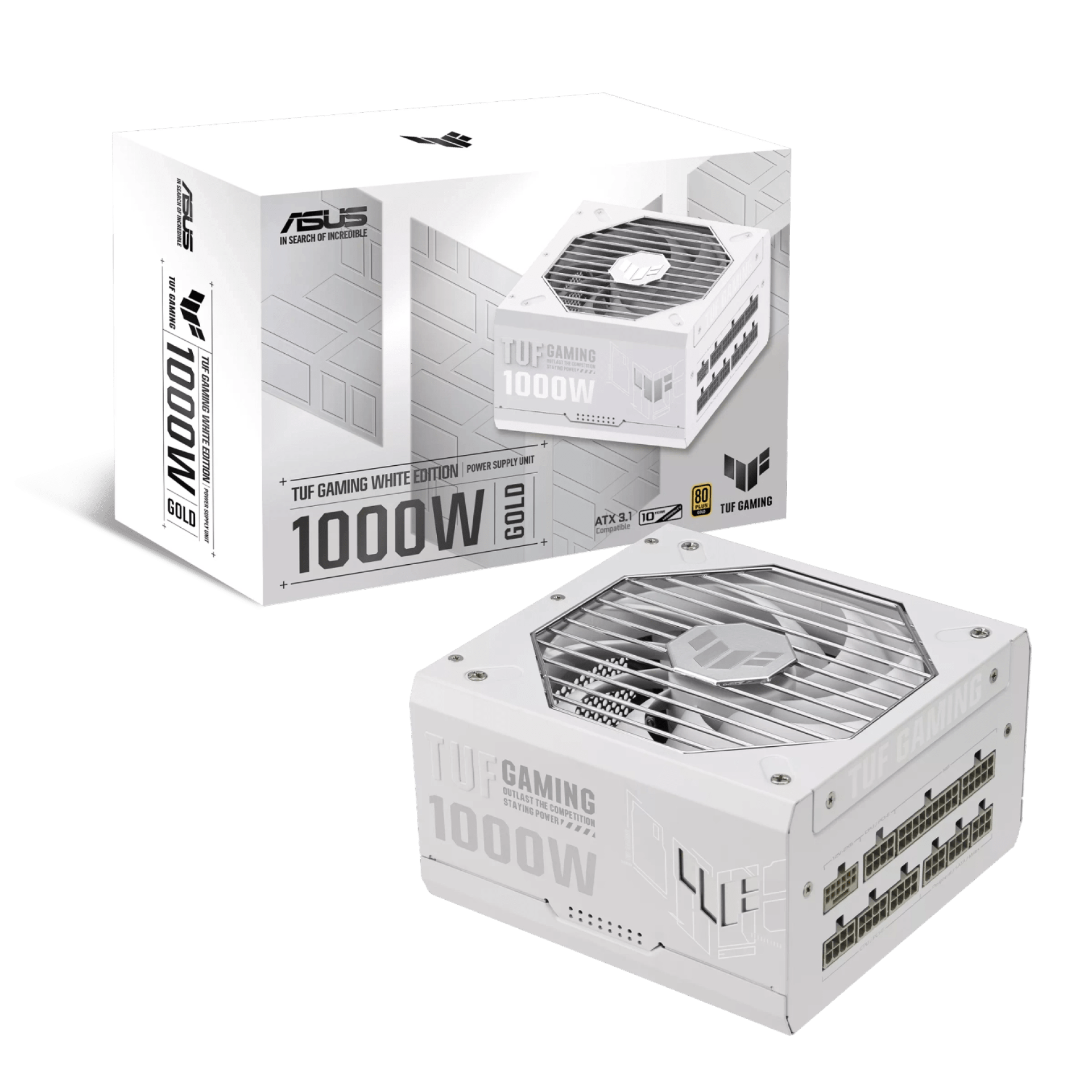 Fuente ASUS TUF GAMING 1000W GOLD WHITE Fuente ASUS TUF GAMING 1000W GOLD WHITE